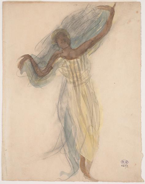 Danseuse cambodgienne de face_0