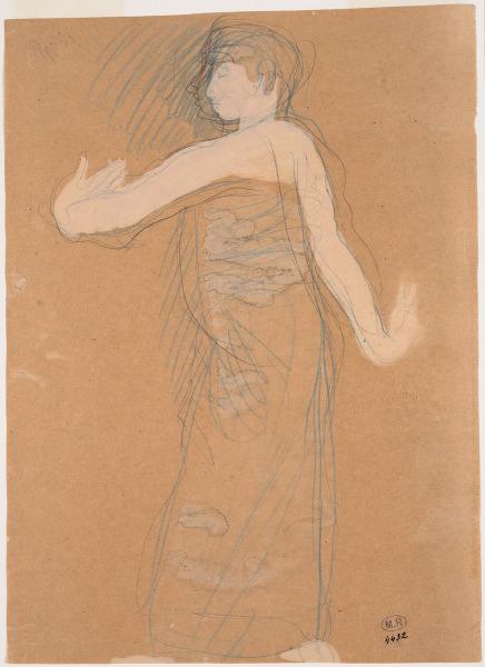 Danseuse cambodgienne de profil_0