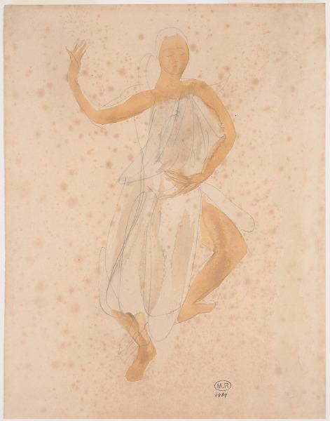 Danseuse cambodgienne de face_0