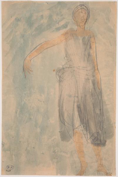 Danseuse cambodgienne au bras tendu_0