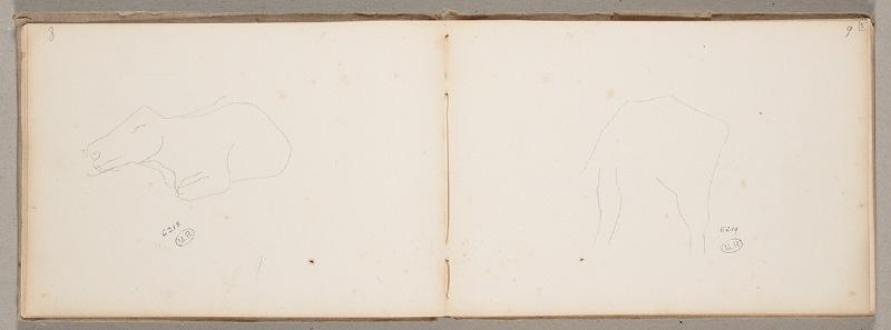 Vache de profil, Auguste Rodin, 1917 avant