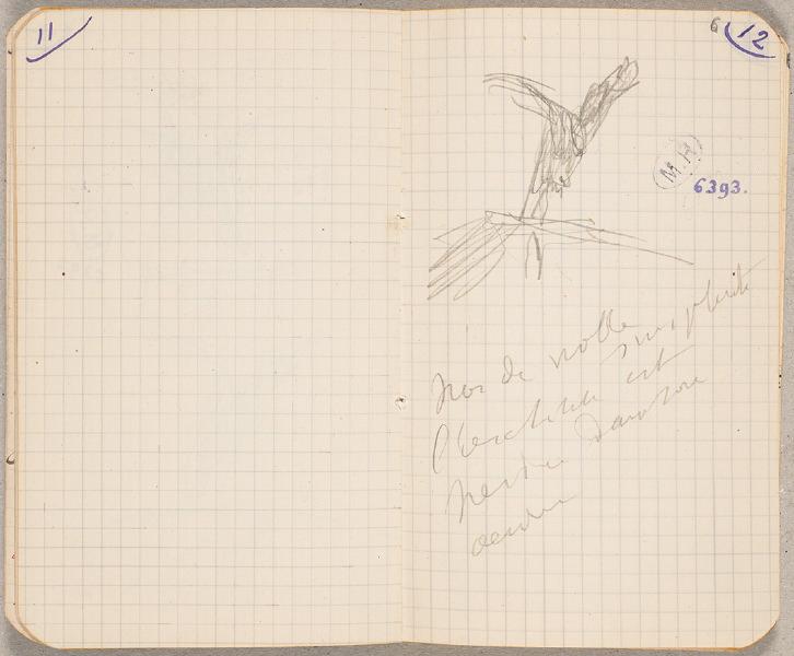 Oiseau aux ailes déployées, Auguste Rodin, 1915 vers