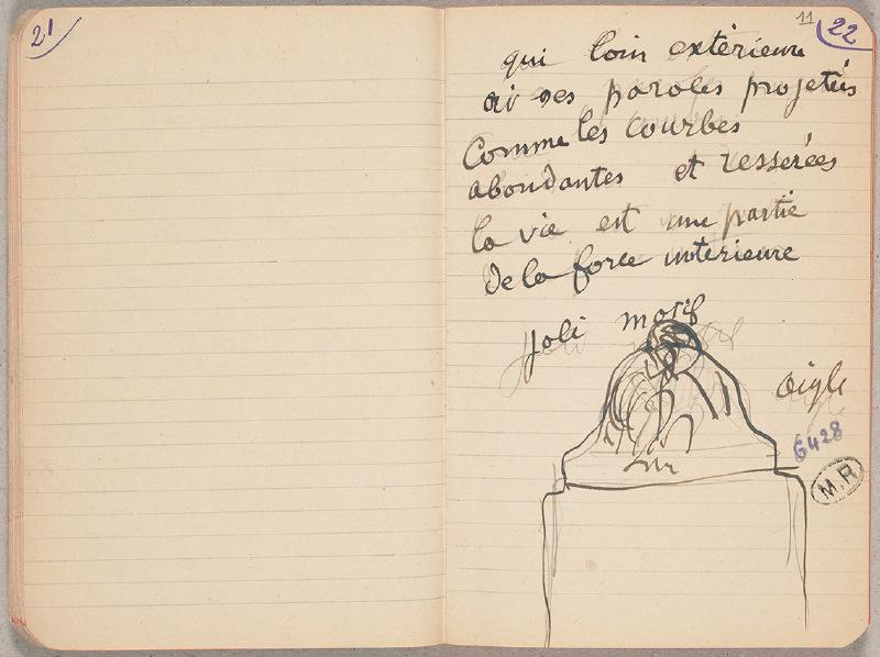 Aigle (?) sur un socle, Auguste Rodin, 1914 (?)