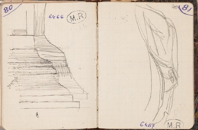 Drapé pour le Balzac ?, Auguste Rodin, 1891 vers,1892 vers