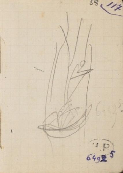 Drapé, Auguste Rodin, 1891 (?),1892 (?)