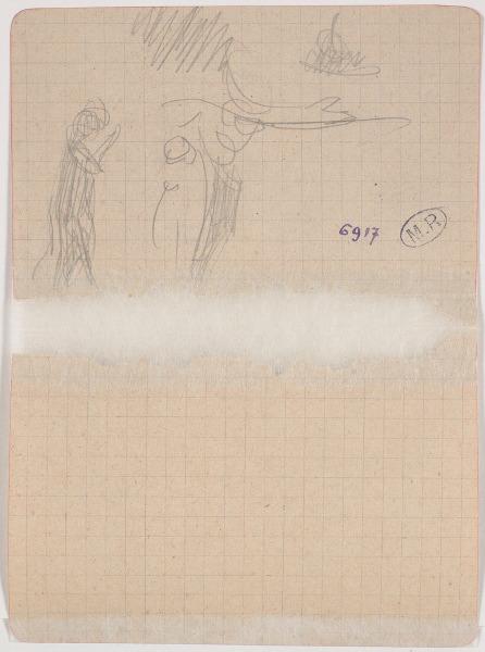 Silhouettes d'anges ?, Auguste Rodin, 1917 avant