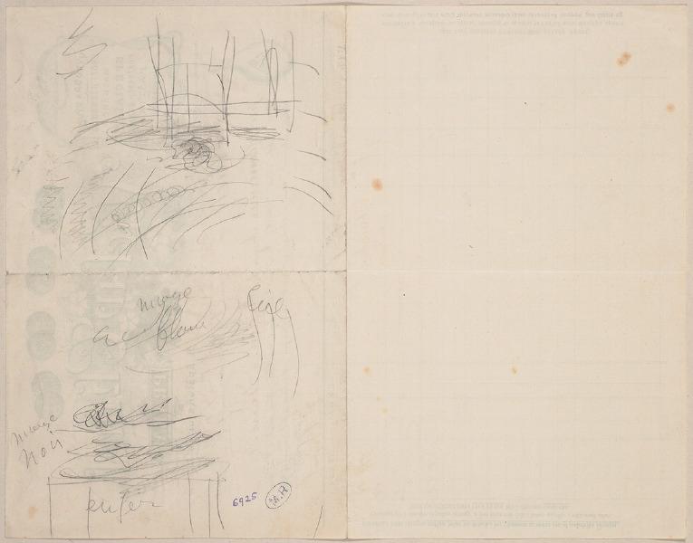 Etude pour la Porte de l'Enfer : projet de mise en place au séminaire de St Sulpice_0