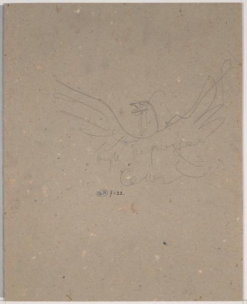 Aigle déployé ou César, Auguste Rodin, 1917 avant