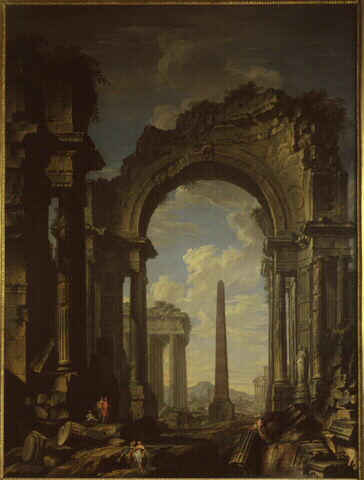 Ruines de monuments antiques, Giovanni Niccolo Servandoni, 1731