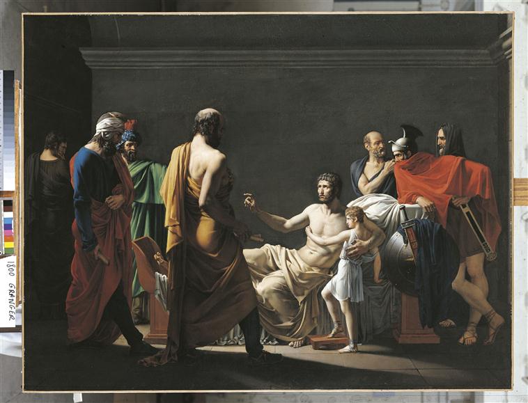 Antiochus renvoie son fils à Scipion, Jean-Pierre Granger, 1800
