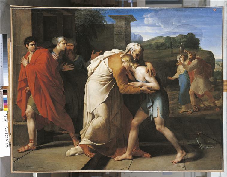 Le retour de l'enfant prodigue, Félix Boisselier, 1806