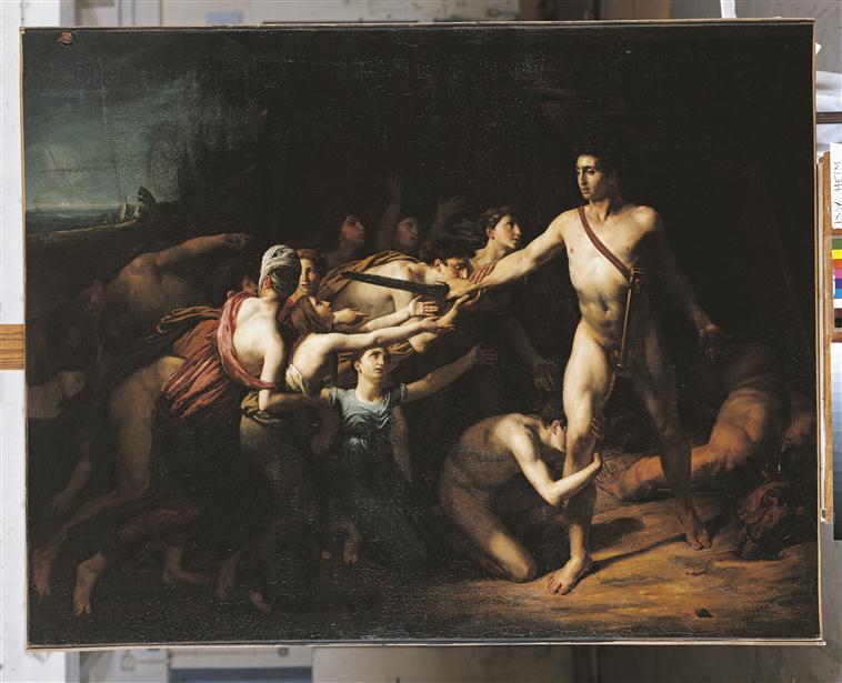 Thésée vainqueur du Minotaure, François Joseph Heim, 1807
