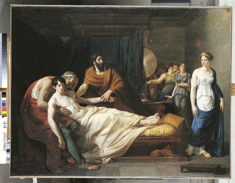 Erasistrate découvre la cause de la maladie d'Antiochus_0