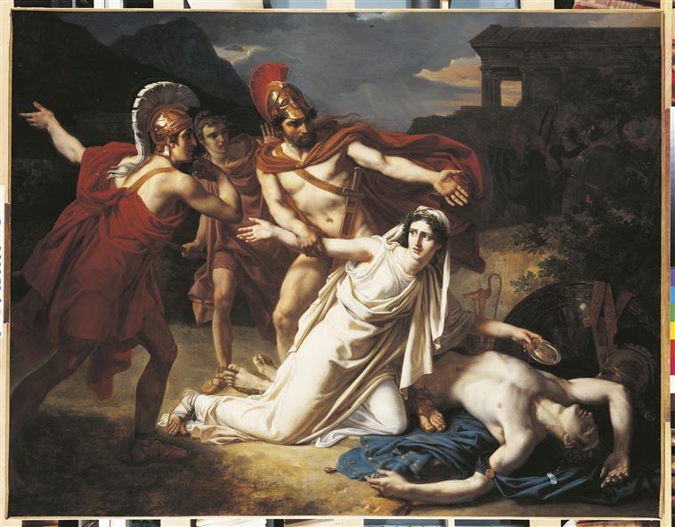 Antigone donnant la sépulture à Polynice_0