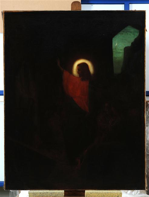 La résurrection de Lazare, Charles François Sellier, 1857