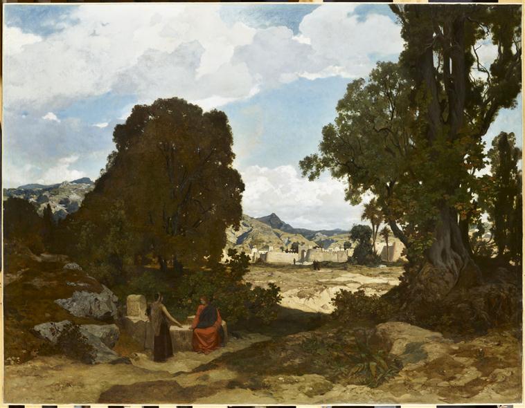 Jésus et la Samaritaine, Jules Didier, 1857