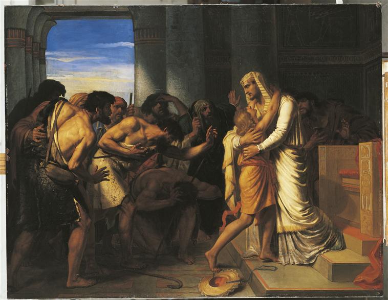 Joseph se fait reconnaître par ses frères, Fortuné Layraud, 1863