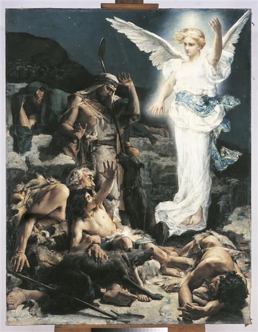 L'Annonciation aux bergers, Léon François Comerre, 1875
