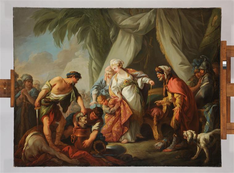 Thomyris, reine des Massagètes fait plonger la tête de Cyrus dans un vase plein de sang_0