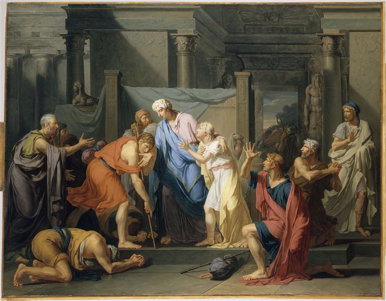 Joseph reconnu par ses frères, Шарль Мейнье, 1789