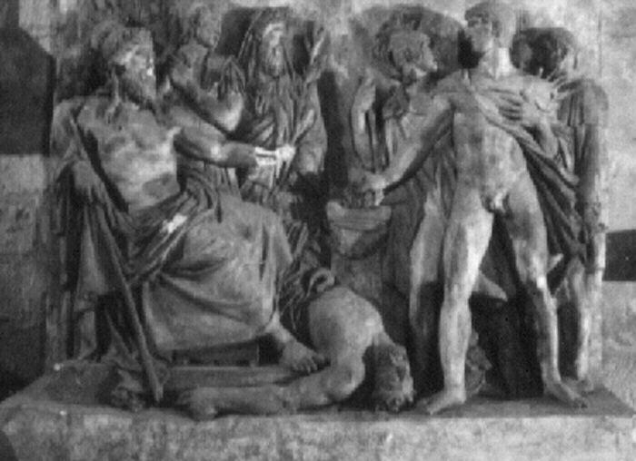 Mucius Scaevola devant Porsenna_0