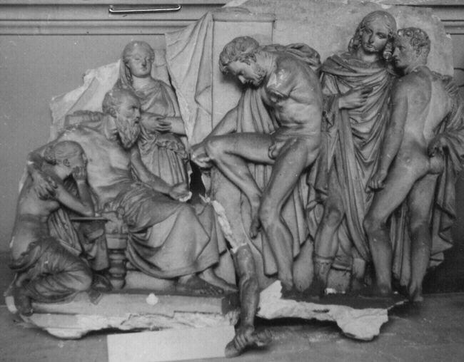 Le vieillard et ses enfants, Pierre Charles Simart, 1833