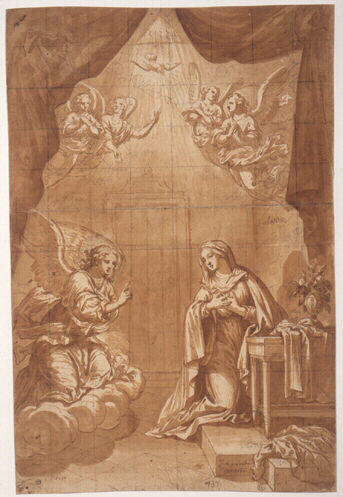 L'Annonciation, Gilbert Francart, 17e siècle