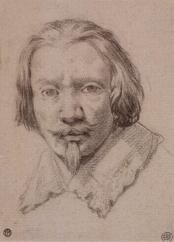 Portrait d'homme vu de face_0