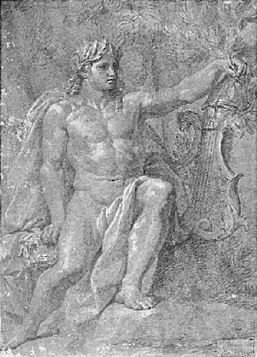 Apollon 1664 : tourné vers la droite, Noël Coypel, 1664