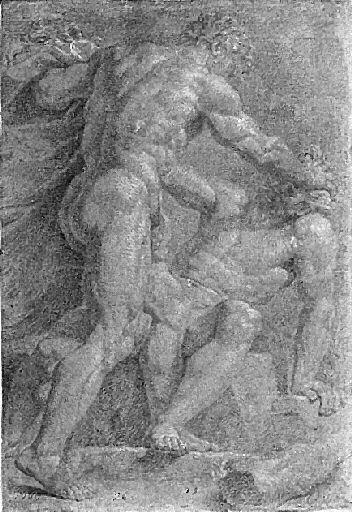 Hercule et Antée, Noël Coypel, 1669