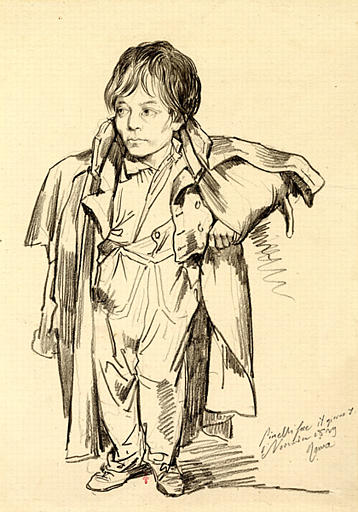 Enfant vêtu d'un carrick_0