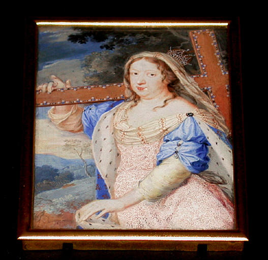 Anne d'Autriche (1601-1666) portant une croix_0