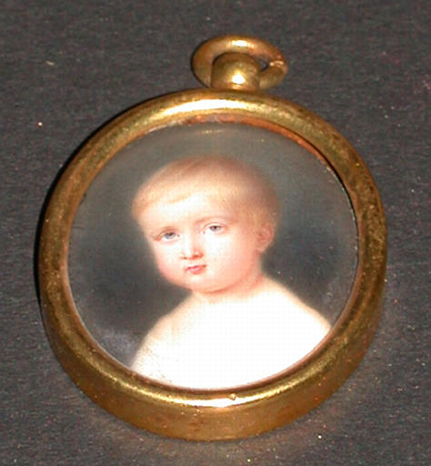 Henri d'Orléans, duc d'Aumale (1822-1897) à l'âge d'un an_0