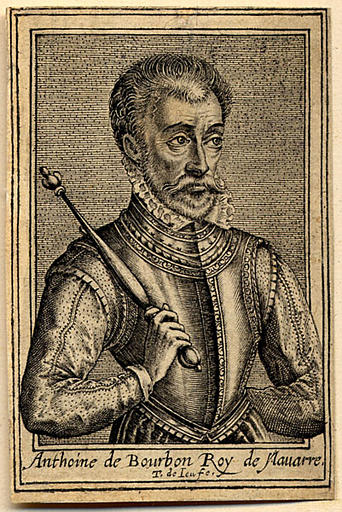 Portrait d'Antoine de Bourbon roi de Navarre (1518-1562), père d'Henri IV, tenant la main de justice_0