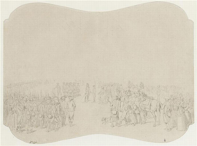 Le duc de Chartres, futur roi Louis-Philippe, commandant d'armes à Montdidier, faisant reconnaître son frère, le duc de Montpensier, adjudant-commandant (1791)_0