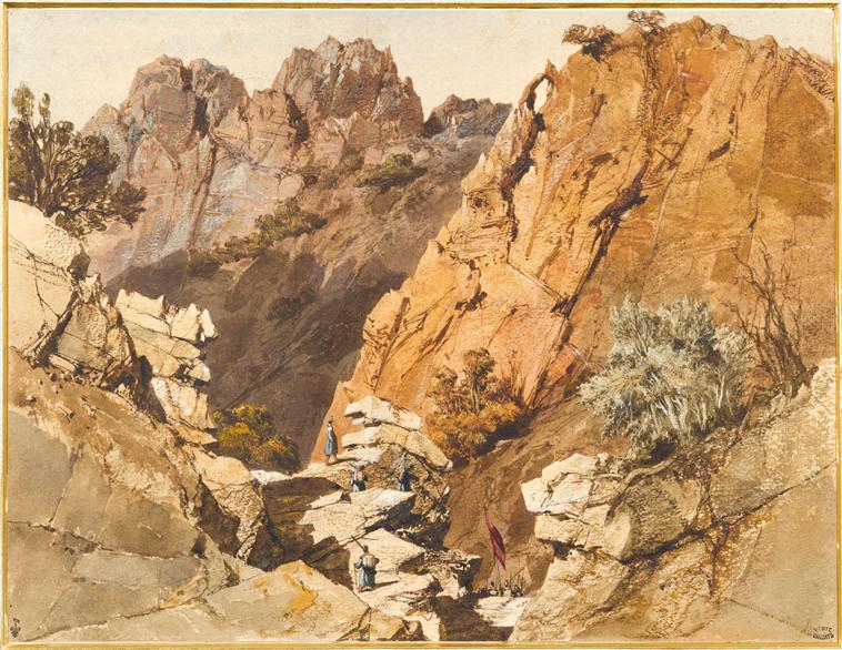 Passage des Portes de Fer, deuxième défilé, 1839_0