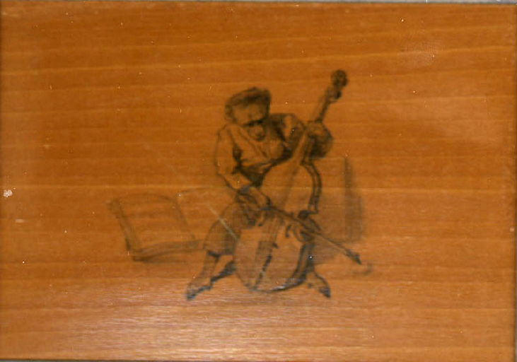 Singe jouant du violoncelle_0