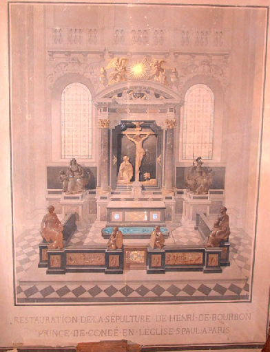 Projet de restauration du tombeau de Henri II de Bourbon, prince de Condé (1588-1646), dans l'église Saint-Paul à Paris_0