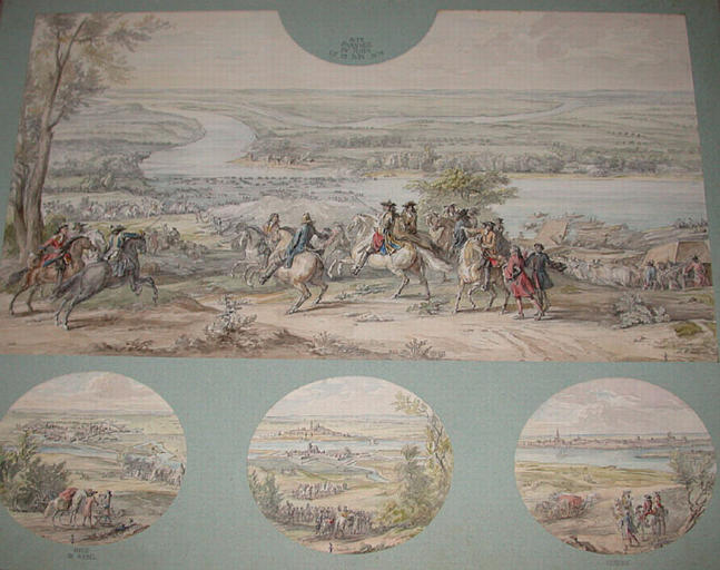 Le Passage du Rhin le 12 juin 1672, le siège de Wesel, Reez et Emmeric_0