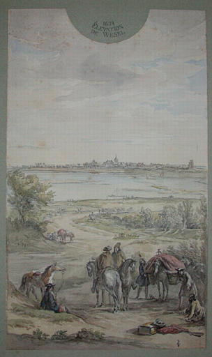 Elévation de Wesel et siège de Seneffe en 1674, d'après le tableau de Jean-Baptiste MARTIN des Batailles_1