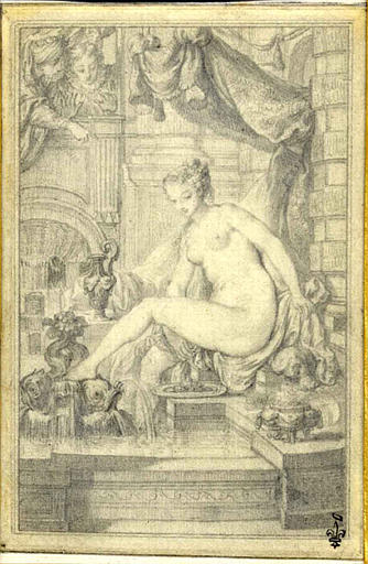 82 dessins montés dans 21 cartons destinés aux Contes de La Fontaine et reproduits dans l'édition dite des Fermiers généraux, publiée sous la date de 1762. Un des dessins, La Courtisane amoureuse, est daté 1763_3