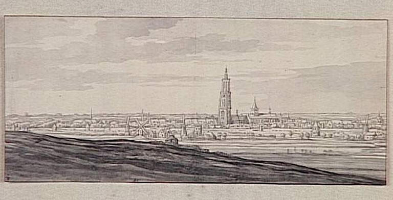 La ville d'Amersfoort vue du sud-ouest_0