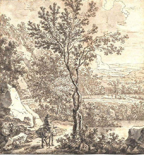 Le voyageur sur un âne_0