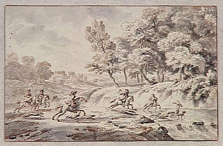 La chasse au cerf, Vincent Jansz. van der Vinne