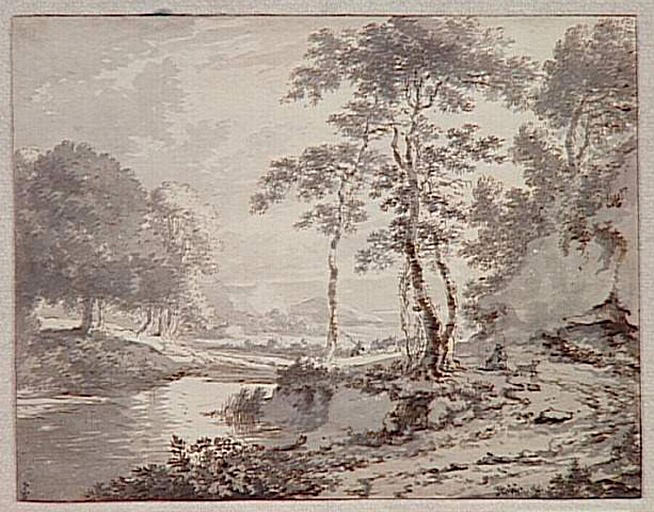 Chemin au bord de l'eau_0
