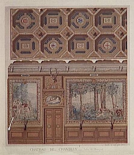 Projet pour la salle de banquet au château de Chantilly, ou galerie des Cerfs_0