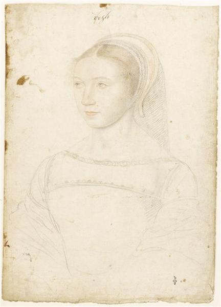 Charlotte de Pisseleu d'Heilly, comtesse de vertus, puis dame de Lizy (1520-1604), François Clouet, 1542