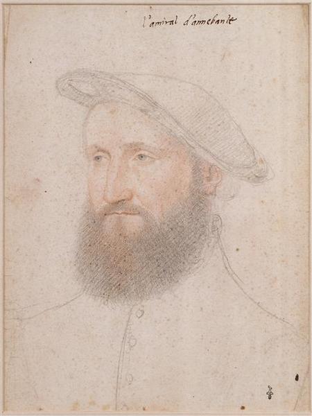 Claude d'Annebault, sieur de Saint-Paër, baron de Retz, de La Hunaudaye, maréchal de France, François Clouet, 1540 vers