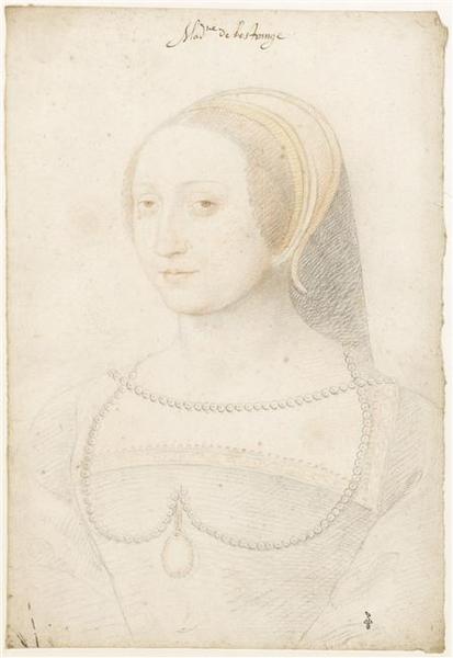 Marie de Langeac, dame de Lestrange, François Clouet, 1540 vers