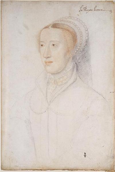 Eléonore de Habsbourg, archiduchesse d'Autriche, reine de France (1498-1558), François Clouet, 1543 vers